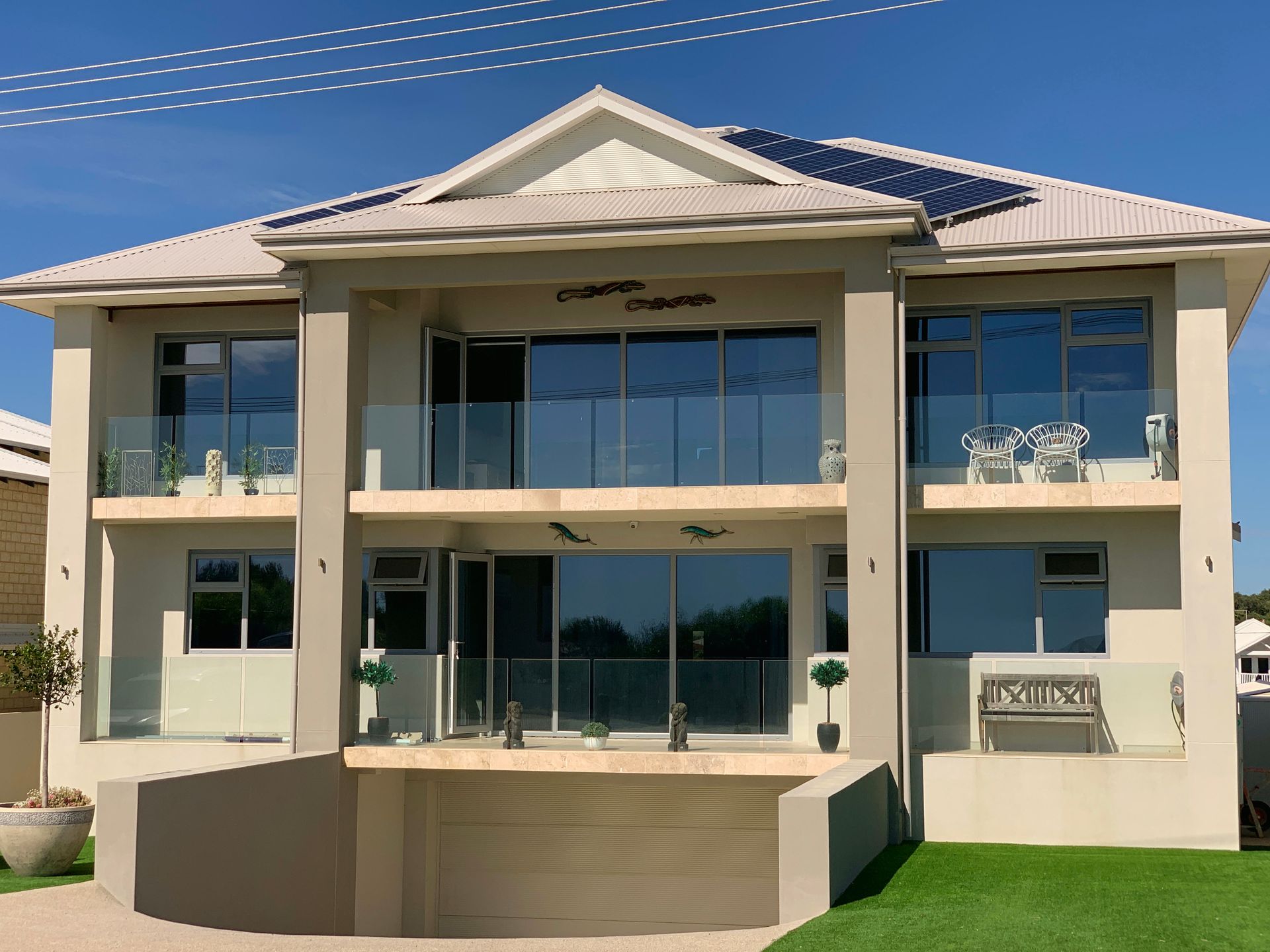 Modern home with uPVC double glazing