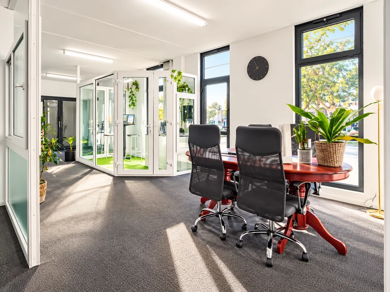 The client meeting space at the GaBe Kewdale showroom